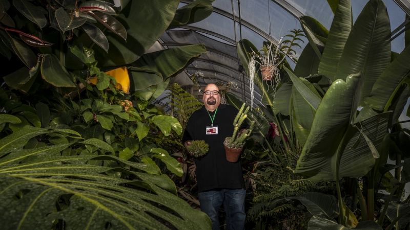 Team keeps research greenhouses growing through closure