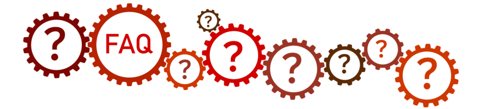 gears with the letters FAQ