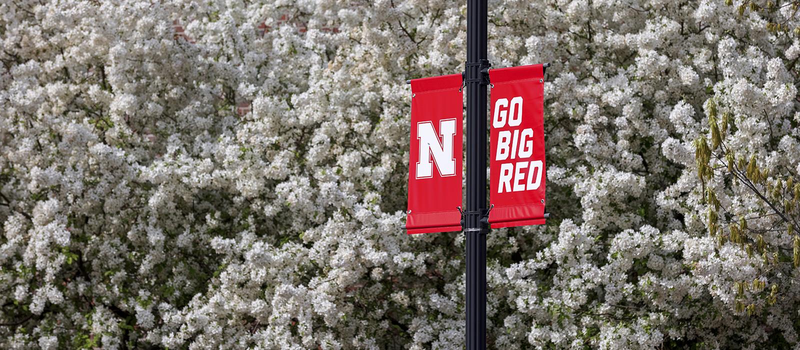 UNL outdoor banners